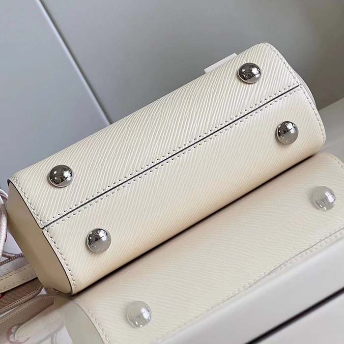 Louis Vuitton LV Women Cluny Mini Quartz White Epi Grained Cowhide Leather (10)