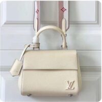 Louis Vuitton LV Women Cluny Mini Quartz White Epi Grained Cowhide Leather (1)
