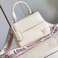 Louis Vuitton LV Women Cluny Mini Quartz White Epi Grained Cowhide Leather (1)