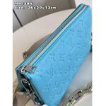 Louis Vuitton LV Women Coussin PM Handbag Azure Blue Lambskin Calfskin – Image 8