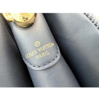 Louis Vuitton LV Women Coussin PM Handbag Blue Lambskin Cowhide Leather Zip Closure (3)