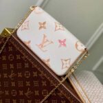 Louis Vuitton LV Women Félicie Pochette Beige Monogram Coated Canvas Microfiber Lining - Bild 3
