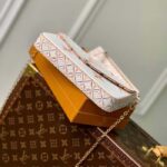Louis Vuitton LV Women Félicie Pochette Beige Monogram Coated Canvas Microfiber Lining - Bild 4
