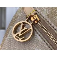 Louis Vuitton LV Women Loop PM Beige Monoglam Coated Canvas Zip Closure (9)