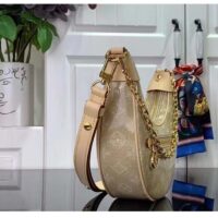 Louis Vuitton LV Women Loop PM Beige Monoglam Coated Canvas Zip Closure (9)