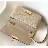 Louis Vuitton LV Women Marceau Dove Gray Embossed Grained Cowhide Leather (2)