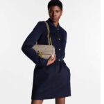 Louis Vuitton LV Women Marceau Dove Gray Embossed Grained Cowhide Leather - immagine 11