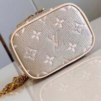 Louis Vuitton LV Women Micro Vanity Beige Monogram Coated Canvas Microfiber Lining (9)