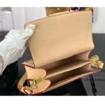 Louis Vuitton LV Women Mini Dauphine Handbag Beige Monoglam Coated Canvas - Bild 5