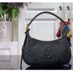 Louis Vuitton LV Women Mini Moon Black Monogram Empreinte Embossed Supple Grained Cowhide Leather - immagine 3