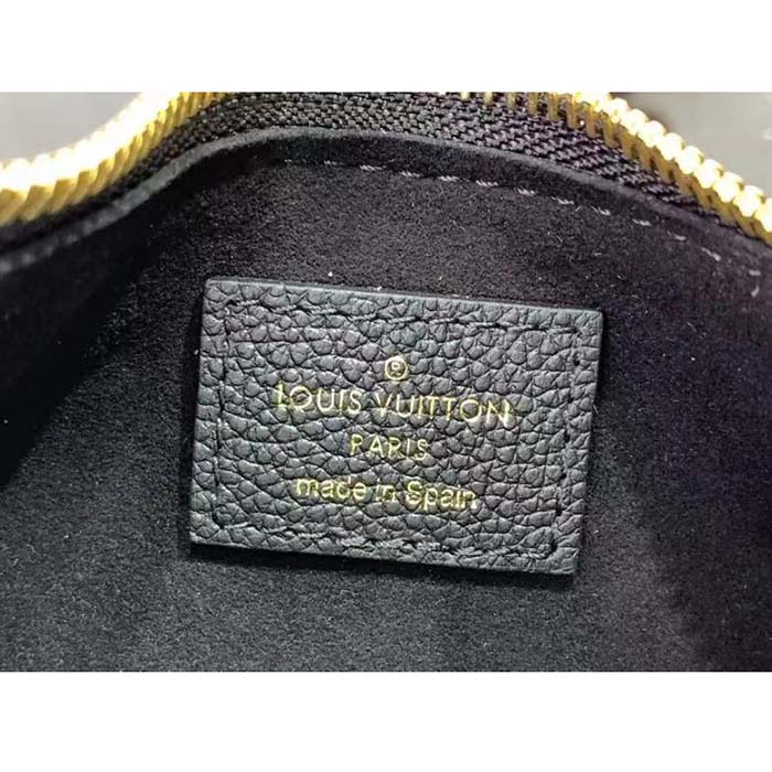 Louis Vuitton LV Women Mini Moon Black Monogram Empreinte Embossed Supple Grained Cowhide Leather (6)