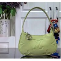 Louis Vuitton LV Women Mini Moon Green Monogram Empreinte Embossed Supple Grained Cowhide Leather (9)