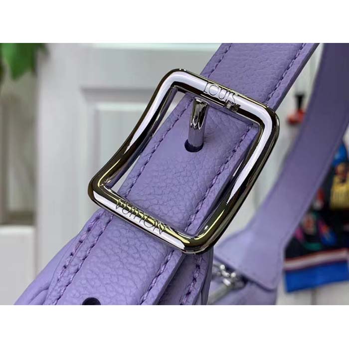 Louis Vuitton LV Women Mini Moon Purple Monogram Empreinte Embossed Supple Grained Cowhide Leather (1)