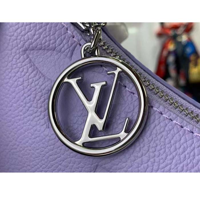 Louis Vuitton LV Women Mini Moon Purple Monogram Empreinte Embossed Supple Grained Cowhide Leather (5)