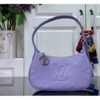 Louis Vuitton LV Women Mini Moon Purple Monogram Empreinte Embossed Supple Grained Cowhide Leather (2)