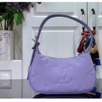 Louis Vuitton LV Women Mini Moon Purple Monogram Empreinte Embossed Supple Grained Cowhide Leather (2)