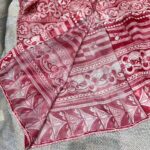 Louis Vuitton LV Men Monogram Tile Short Sleeve Shirt Cotton Red White Regular Fit - Image 8