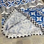 Louis Vuitton LV Women Monogram Tile T-Shirt Cotton Blue White Regular Fit - Image 8