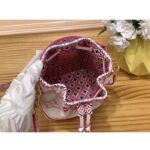 Louis Vuitton LV Women Nano Noé Bucket Bag Pink Monogram Coated Canvas - Image 9