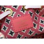 Louis Vuitton LV Women Nano Noé Bucket Bag Pink Monogram Coated Canvas - Image 12