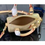 Louis Vuitton LV Women Nano Speedy Beige Monoglam Coated Canvas Zip Closure - immagine 6