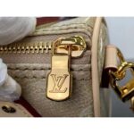Louis Vuitton LV Women Nano Speedy Beige Monoglam Coated Canvas Zip Closure - immagine 9