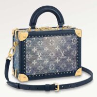 Louis Vuitton LV Women Petite Valise Top Handle S-lock Closure Nametag (3)