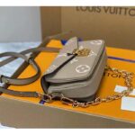 Louis Vuitton LV Women Pochette Métis East West Bag Beige Grained Cowhide Leather – Bild 8