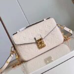Louis Vuitton LV Women Pochette Métis East West Bag Crème Beige Grained Cowhide Leather - Imagen 4