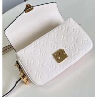 Louis Vuitton LV Women Pochette Métis East West Bag Crème Beige Grained Cowhide Leather (2)