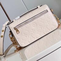 Louis Vuitton LV Women Pochette Métis East West Bag Crème Beige Grained Cowhide Leather (2)