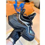 Louis Vuitton Unisex LV Archlight 2.0 Platform Sneaker Black Mix of Materials 5 Cm Heel - Image 7