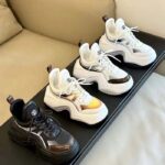 Louis Vuitton Unisex LV Archlight 2.0 Platform Sneaker Black Mix of Materials 5 Cm Heel - Image 11