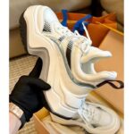 Louis Vuitton Unisex LV Archlight 2.0 Platform Sneaker Light Blue Mix of Materials 5 Cm Heel - Image 7