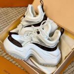 Louis Vuitton Unisex LV Archlight 2.0 Platform Sneaker White Mix of Materials 5 Cm Heel - Image 4