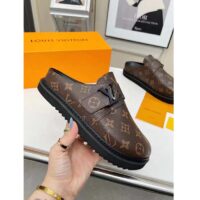 Louis Vuitton Unisex LV Easy Mule Ebene Monogram Canvas Adjustable Strap Anatomic Insole (2)