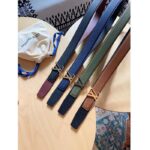 Louis Vuitton Unisex LV Heritage 35 MM Reversible Belt Black Bordeaux Leather - Image 11