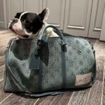 Louis Vuitton Unisex LV Keepall Bandoulière 50 Travel Bag Monogram Washed Denim Coated Canvas - Image 10