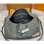 Louis Vuitton Unisex LV Keepall Bandoulière 50 Travel Bag Monogram Washed Denim Coated Canvas - Image 7