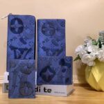 Louis Vuitton Unisex LV Pocket Organizer Abyss Blue Monogram Aquagarden Coated Canvas - immagine 10