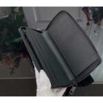 Louis Vuitton Unisex LV Pocket Organizer Black Black Grained Calf Leather Cowhide - Imagen 5