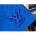 Louis Vuitton Unisex LV Pocket Organizer Bright Blue Cowhide Leather 3 Card Slots - Image 7