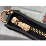 Louis Vuitton Unisex Mini Pochette Accessoires Black Lotus Cotton Cowhide Zip Closure – Bild 10