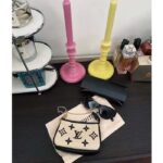 Louis Vuitton Unisex Mini Pochette Accessoires Black Lotus Cotton Cowhide Zip Closure – Bild 13