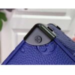 Louis Vuitton Unisex Mini Soft Trunk Racing Blue Embossed Taurillon Monogram Cowhide Leather - Imagen 9