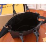 Louis Vuitton Unisex Sac Plat NV Black Embossed Taurillon Monogram Cowhide Leather – Bild 6