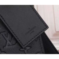 Louis Vuitton Unisex Sac Plat NV Black Embossed Taurillon Monogram Cowhide Leather (1)
