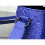 Louis Vuitton Unisex Steamer Wearable Wallet Racing Blue Embossed Taurillon Monogram Cowhide Leather - Image 9