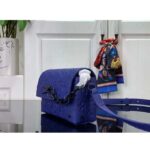 Louis Vuitton Unisex Steamer Wearable Wallet Racing Blue Embossed Taurillon Monogram Cowhide Leather - Image 5