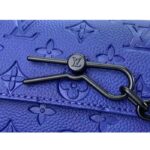 Louis Vuitton Unisex Steamer Wearable Wallet Racing Blue Embossed Taurillon Monogram Cowhide Leather - Image 8